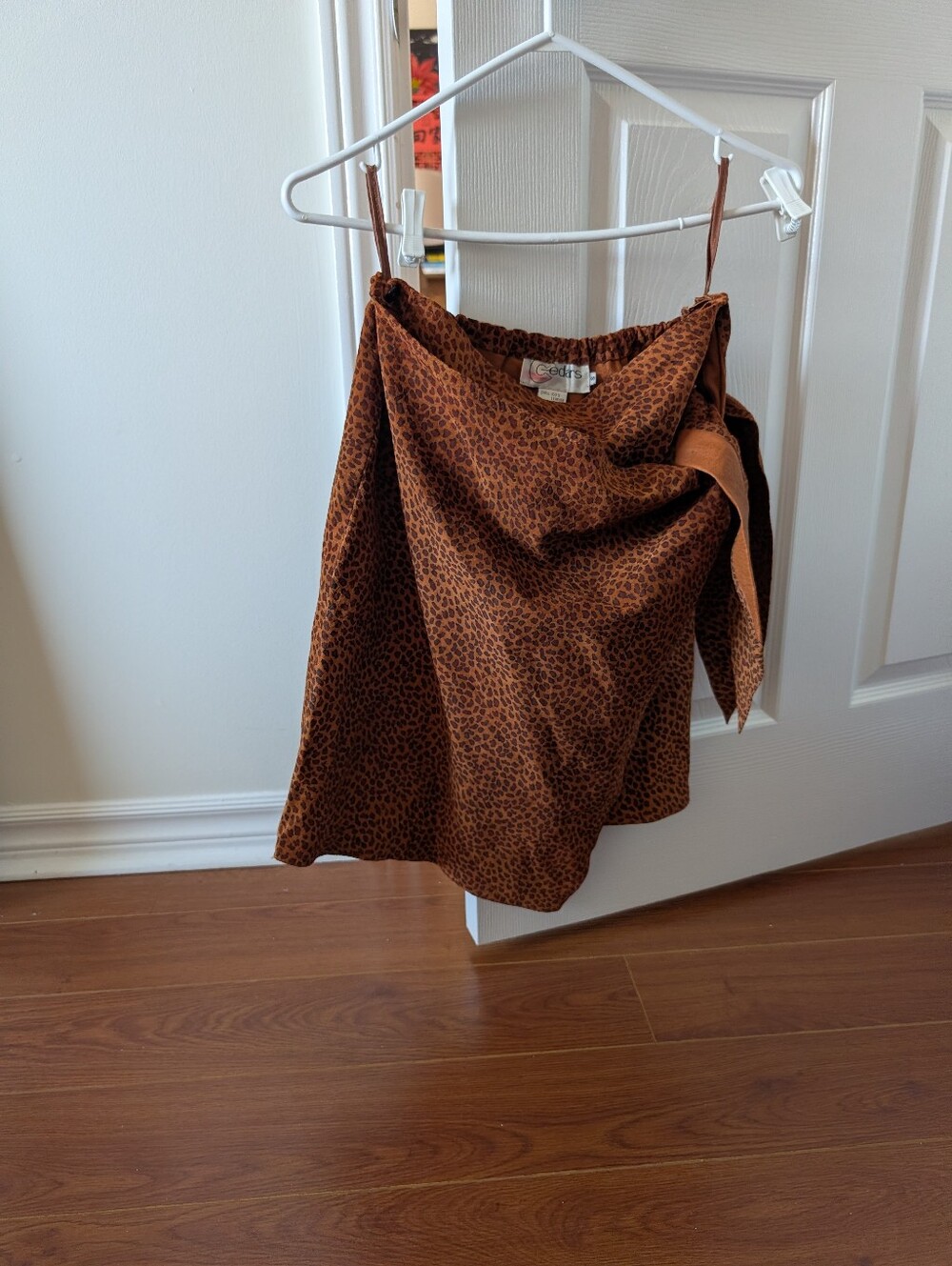 Vintage Leather Skirt / Costume Piece#Rarefind